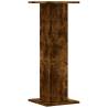 Smoked Oak Plant Stands (2 pcs) - Stylish & Durable Design