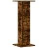 Smoked Oak Plant Stands (2 pcs) - Stylish & Durable Design