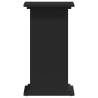 Black Plant Stand 33x33x60 cm | Durable Engineered Wood