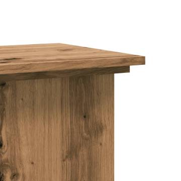 Artisian Oak Plant Stand - Durable & Stylish 33x33x60 cm