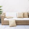  Sofa Cushions 4 pcs Beige 40x40 cm Fabric Colour beige Size 40 x 40 cm Quantity in Package 4 