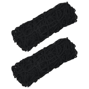 Hay Nets 2 pcs Rectangular Black 75x50 cm – Ideal for Horses