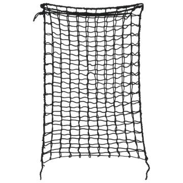 Hay Nets 2 pcs Rectangular Black 75x50 cm – Ideal for Horses