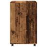 Rolling Cabinet Old Wood - Stylish & Functional Storage Solution