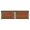 Pallet Collars 2 pcs Brown 150x50 cm Solid Wood Pine - HipoMarket