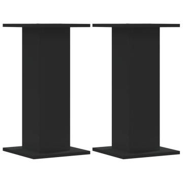 Black Plant Stands 2 pcs - Perfect for Your Home | HipoMarket