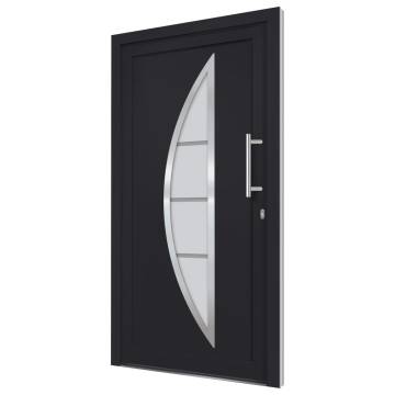 Premium Anthracite Front Door 98x208 cm - Secure & Stylish