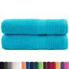 Premium SOLUND Shower Towels 2 pcs Turquoise 70x140 cm