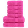  6 Piece Premium Towel Set SOLUND Pink 600 gsm Colour pink Quantity in Package 1 