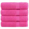  Premium Hand Towels SOLUND 4 pcs Pink 50x100 cm 600 gsm Colour pink Size 50 x 100 cm Quantity in Package 4 