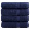  Premium Bath Towels SOLUND 4pcs Navy Blue 100x150cm 600gsm Colour navy blue Size 100 x 150 cm Quantity in Package 4 