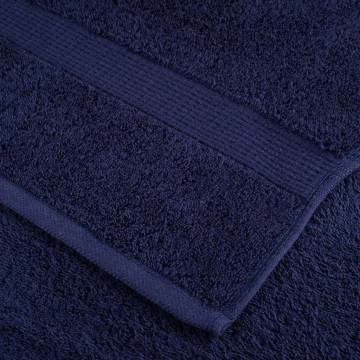 Premium Navy Blue Bath Towels SOLUND 4pcs - 100x150cm, 600gsm