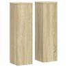 Plant Stand 2pcs Sonoma Oak - Durable Engineered Wood | Hipo Market