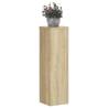 Plant Stand 2pcs Sonoma Oak - Durable Engineered Wood | Hipo Market