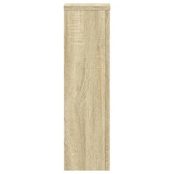 Plant Stand 2pcs Sonoma Oak - Durable Engineered Wood | Hipo Market