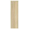 Plant Stand 2pcs Sonoma Oak - Durable Engineered Wood | Hipo Market