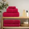 12 Piece Premium Towel Set SOLUND Red - Soft & Durable