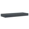 Wash Basin 120x46x11 cm Mineral Cast Anthracite | HipoMarket