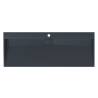 Wash Basin 120x46x11 cm Mineral Cast Anthracite | HipoMarket