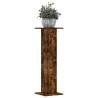  Plant Stands 2 pcs Smoked Oak 30x30x95 cm Engineered Wood Colour smoked oak Size 30 x 30 x 95 cm Quantity in Package 1 