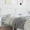 Metal Headboard White 200 cm Colour white Size 200 cm Quantity in Package 1 