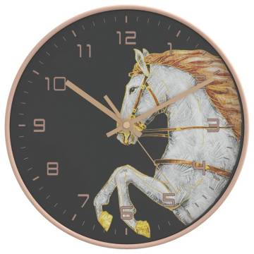 Elegant Gold and White Wall Clock Ø29.5 cm | Hipomarket