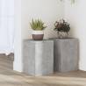  Plant Stands 2 pcs Concrete Grey 20x20x30 cm Engineered Wood Colour concrete grey Size 20 x 20 x 30 cm Quantity in Package 2 