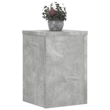 Concrete Grey Plant Stands - 2 pcs | Durable & Stylish