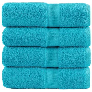 Premium Soap Towels SOLUND - Turquoise 30x30 cm | Hipomarket