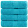  Premium Soap Towels SOLUND 4 pcs Turquoise 30x30 cm 600 gsm Colour turquoise Size 30 x 30 cm Quantity in Package 4 