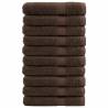  Premium Towels SOLUND 10pcs Brown 100x200cm 600gsm Colour brown Size 100 x 200 cm Quantity in Package 10 