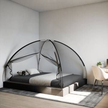 Mosquito Net Mongolia with Doors - Black 200x180 cm