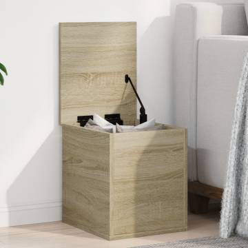 Storage Box Sonoma Oak - Durable & Stylish | Hipomarket