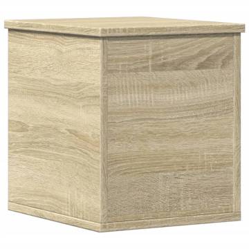 Storage Box Sonoma Oak - Durable & Stylish | Hipomarket