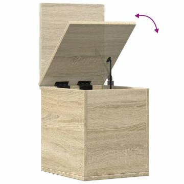 Storage Box Sonoma Oak - Durable & Stylish | Hipomarket