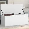  Storage Box White 90x35x35 cm Engineered Wood Colour white Size 90 x 35 x 35 cm Quantity in Package 1 