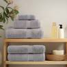 Premium SOLUND Guest Towels - 2pcs Grey 30x50cm 600gsm