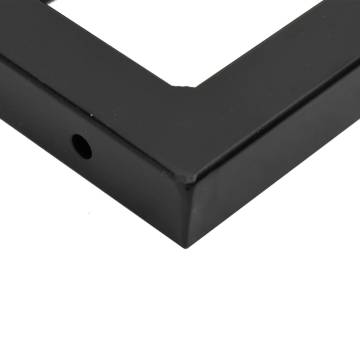 Shelf Brackets for Washbasin - Black Steel | 2 pcs