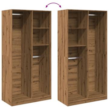 Wardrobe Artisian Oak 100x50x200 cm - Stylish Storage Solution