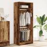 Stylish Wardrobe Old Wood 80x50x200 cm - Durable Storage