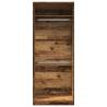 Stylish Wardrobe Old Wood 80x50x200 cm - Durable Storage