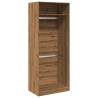 Stylish Artisan Oak Wardrobe | 80x50x200 cm | HIPO Market