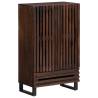 Stylish Highboard Brown 60x34x100 cm | Solid Wood Mango