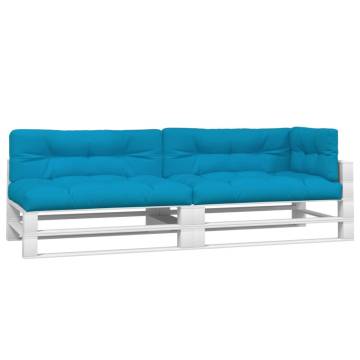 Comfortable Blue Pallet Cushions - 5 Pcs | Hipomarket UK