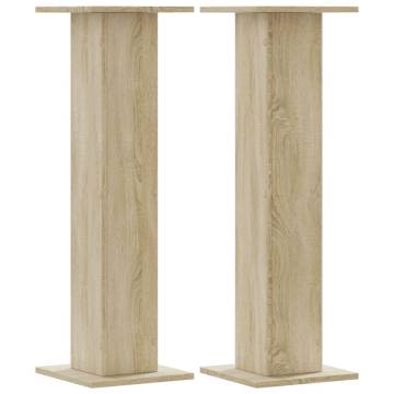 Elegant Plant Stands 2 pcs Sonoma Oak - Durable & Stylish