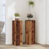 Plant Stand 2pcs Old Wood - Stylish & Durable