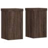 Stylish Plant Stands - Brown Oak 2 pcs | HipoMarket