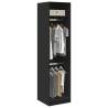  Wardrobe Black 50x50x200 cm Engineered Wood Colour black Size 50 x 50 x 200 cm Quantity in Package 1 Amount 1 shelf 