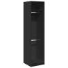 Wardrobe Black 50x50x200 cm - Stylish Engineered Wood Storage