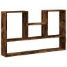 Wall Shelf Smoked Oak 99x15x60 cm | Engineered Wood